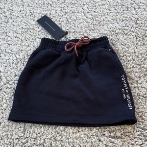 Tommy Hilfiger Navy Blue Kids Fleece Skirt
